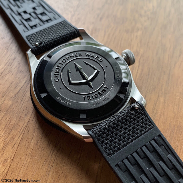 Christopher Ward C65 GMT Worldtimer case back Christopher Ward C65 GMT Worldtimer case back