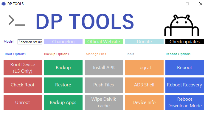 Rooting Tool. LG Tools. All Reboot Tool. DMI Tools. Root tool