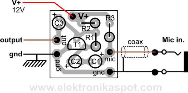 Pre Amp Mic Paling Sederhana Elektronika Spot