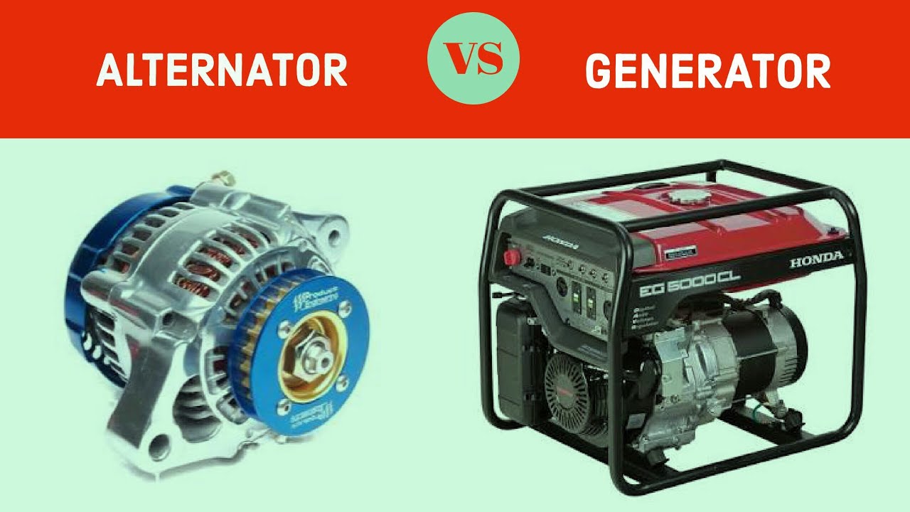 Alternator और Generator में क्या अंतर है? हिन्दी में