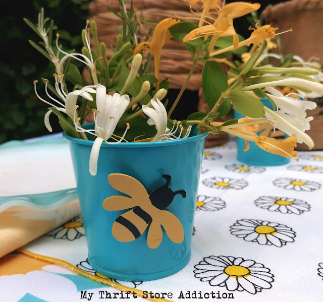 mini craft buckets used as hostess gifts