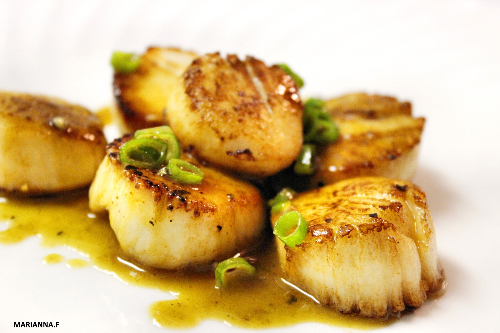 Swirl & Scramble Orange, Vermouth & Scallops