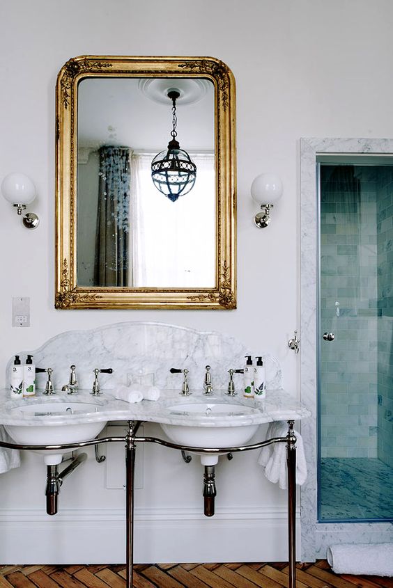 Décor Inspiration: Industrial-Inspired Powder Rooms