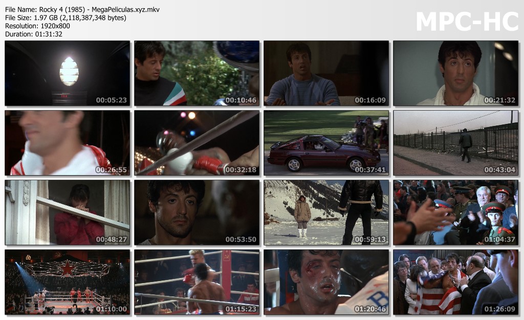 capturas pelicula Rocky 4 latino