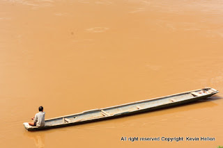 Boat on the Mekhong River, Chinag Khan, Loei, Thailand
