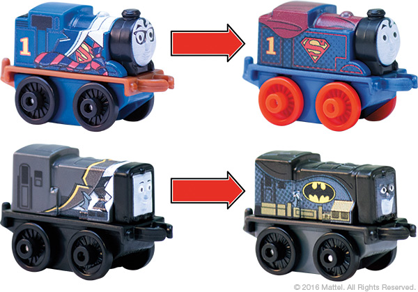 thomas and friends minis dc super friends