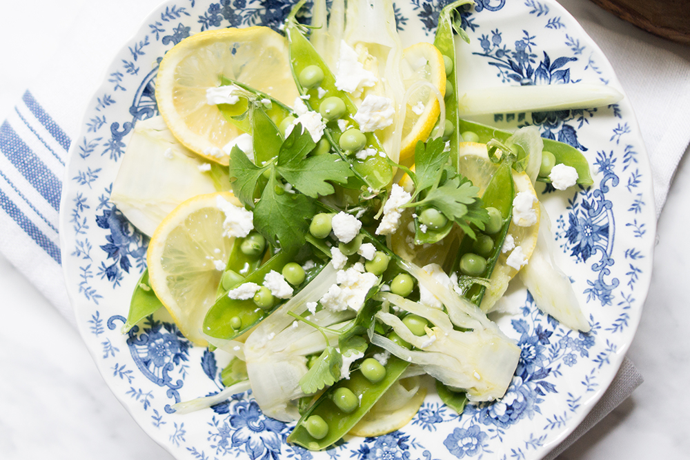 PEA, FENNEL + LEMON SALAD. Barely There Beauty A Lifestyle Blog from the Home Counties