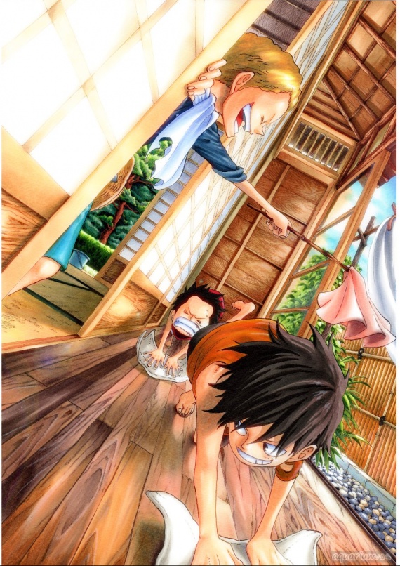 Manga Artist Ace & Sabo & Luffy Shattered Dream AMV