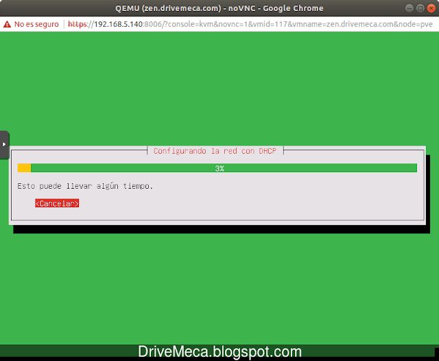 Zentyal intentara conectarse a nuestra red por DHCP Zentyal intentara conectarse a nuestra red por DHCP