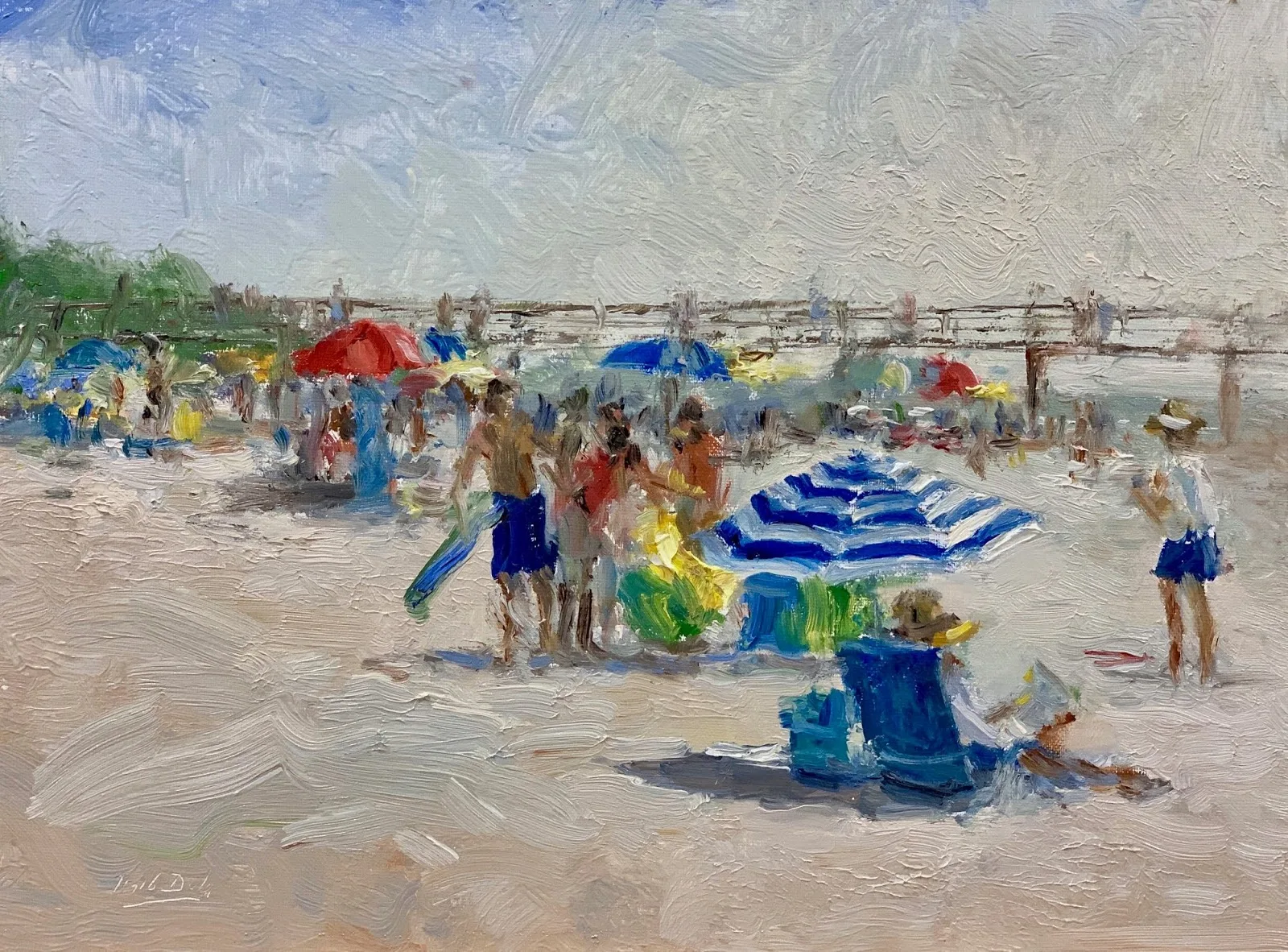 Mark Daly, 1956 Impressionist painter Masterpiece Tutt'Art