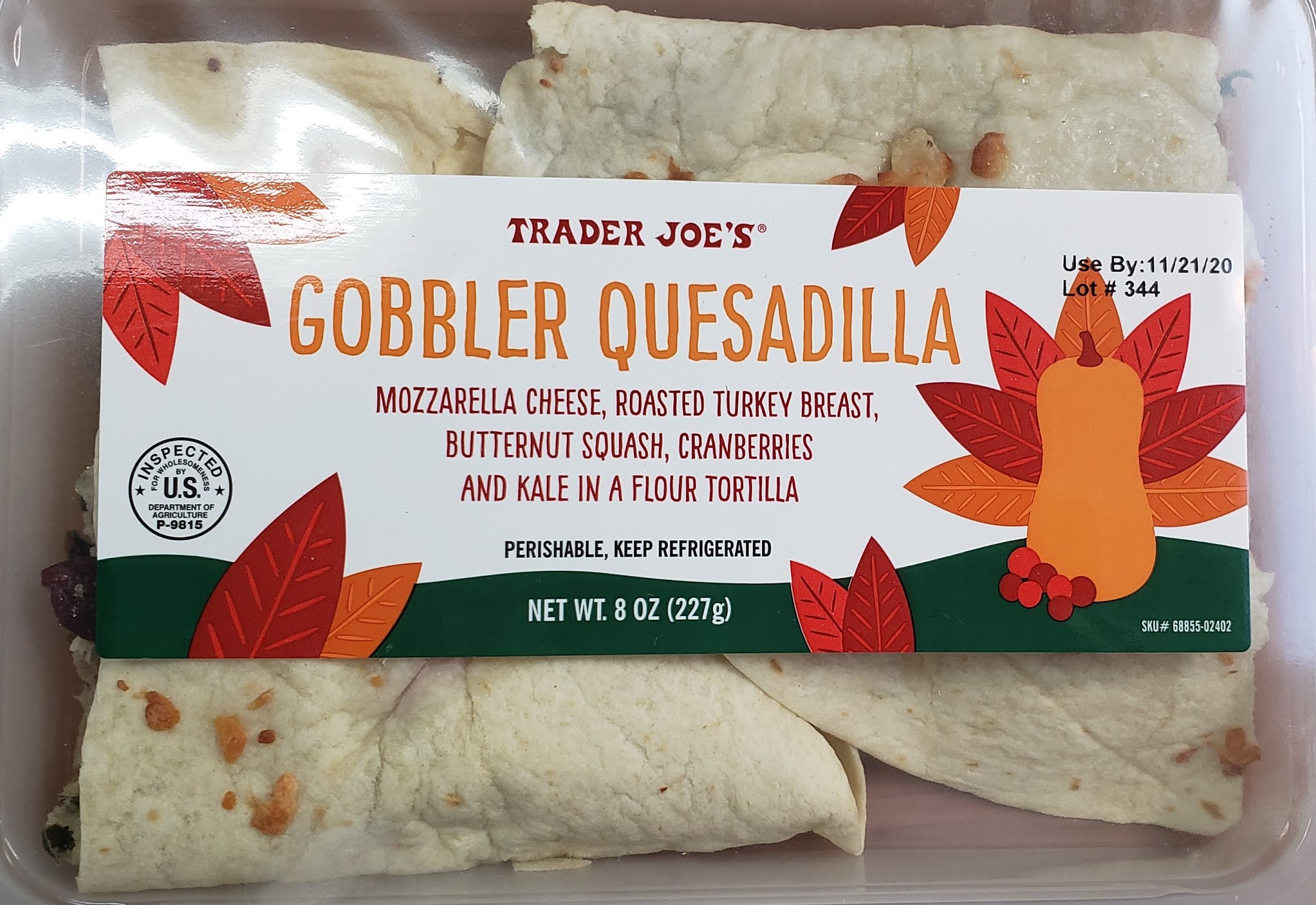 What's Good at Trader Joe's? Trader Joe's Gobbler Quesadilla