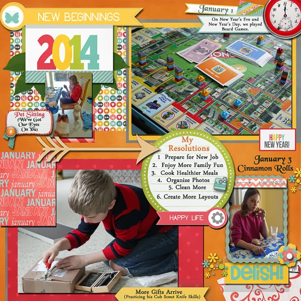 Annemarie's Art/Digital Scrapbooking CT Layouts for Jen Wright Designs