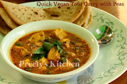 tofu quick curry recipe peas sabzi recipes matar vegan ki cooker pressure sue hong