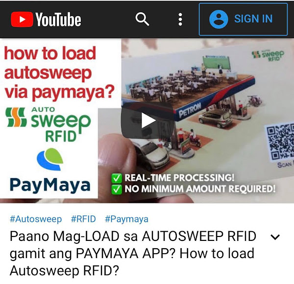 PAYMAYA TO RFID RELOADING