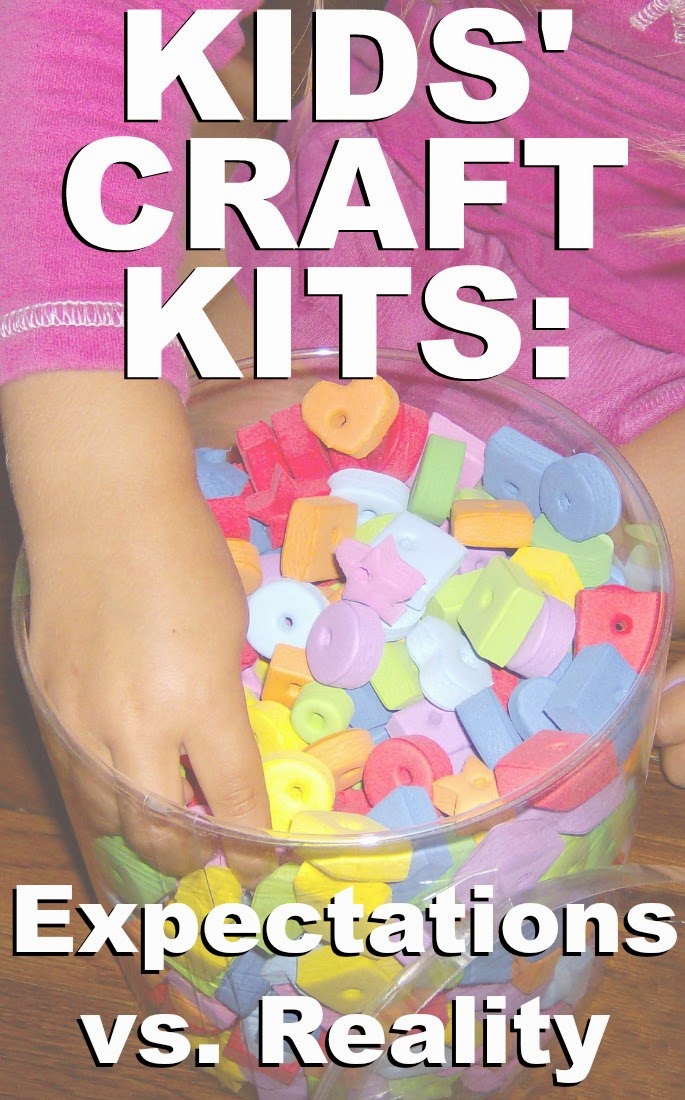 Kids' Craft Kits: Expectations vs. Reality by Robyn Welling @RobynHTV