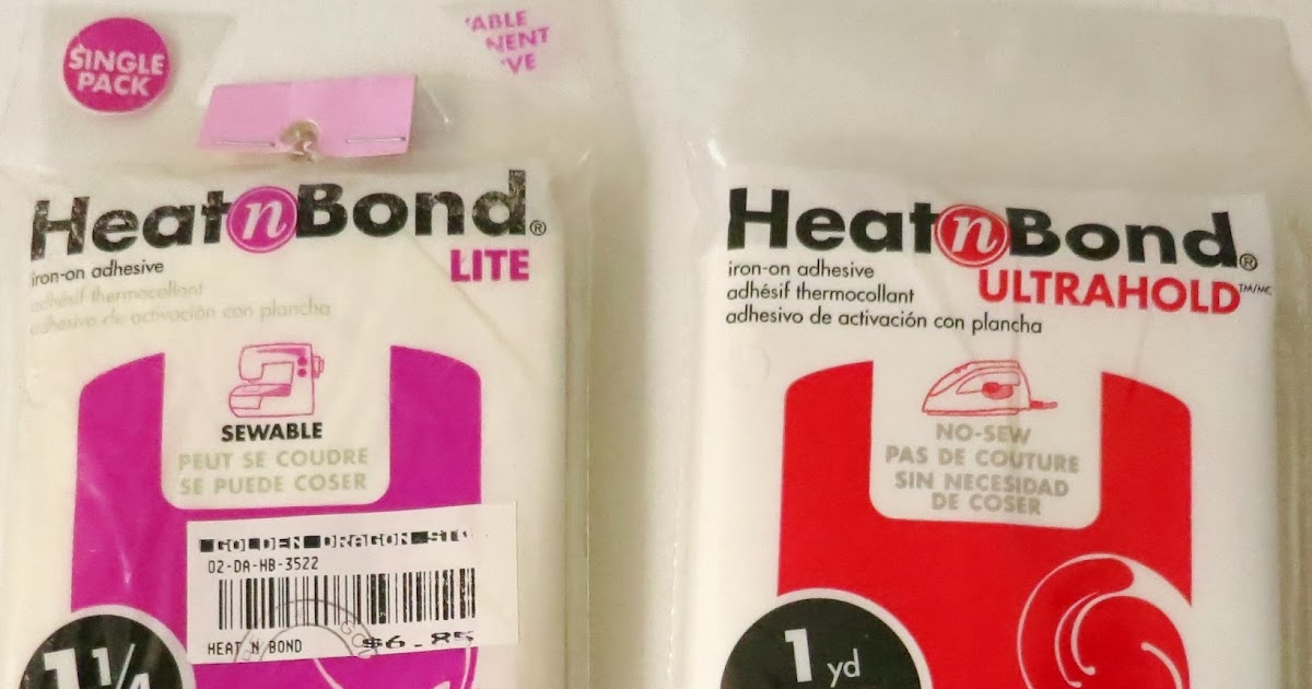 How do I use HeatnBond?? HeatnBond LITE vs. ULTRAHOLD for raw edge