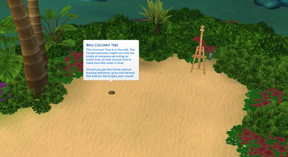 Sims 4 Make It Happen Where's that Coconut Tree? Island Living