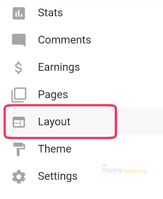 Layout Section - How To set Logo in Blogger