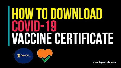 COVID Vaccine Certificate Download