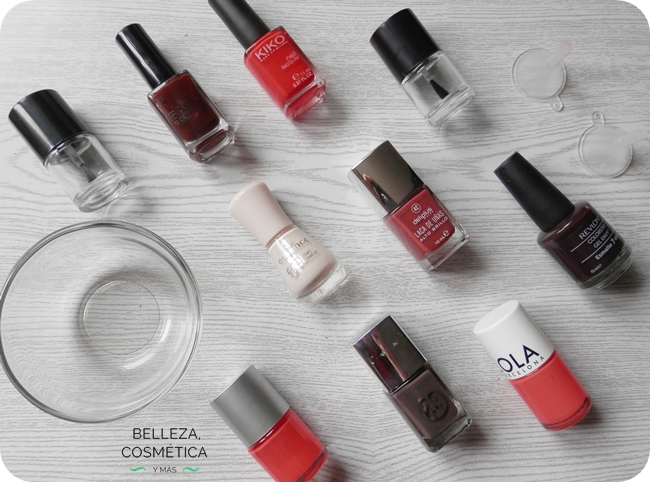 Crear nuestros esmlates de uñas