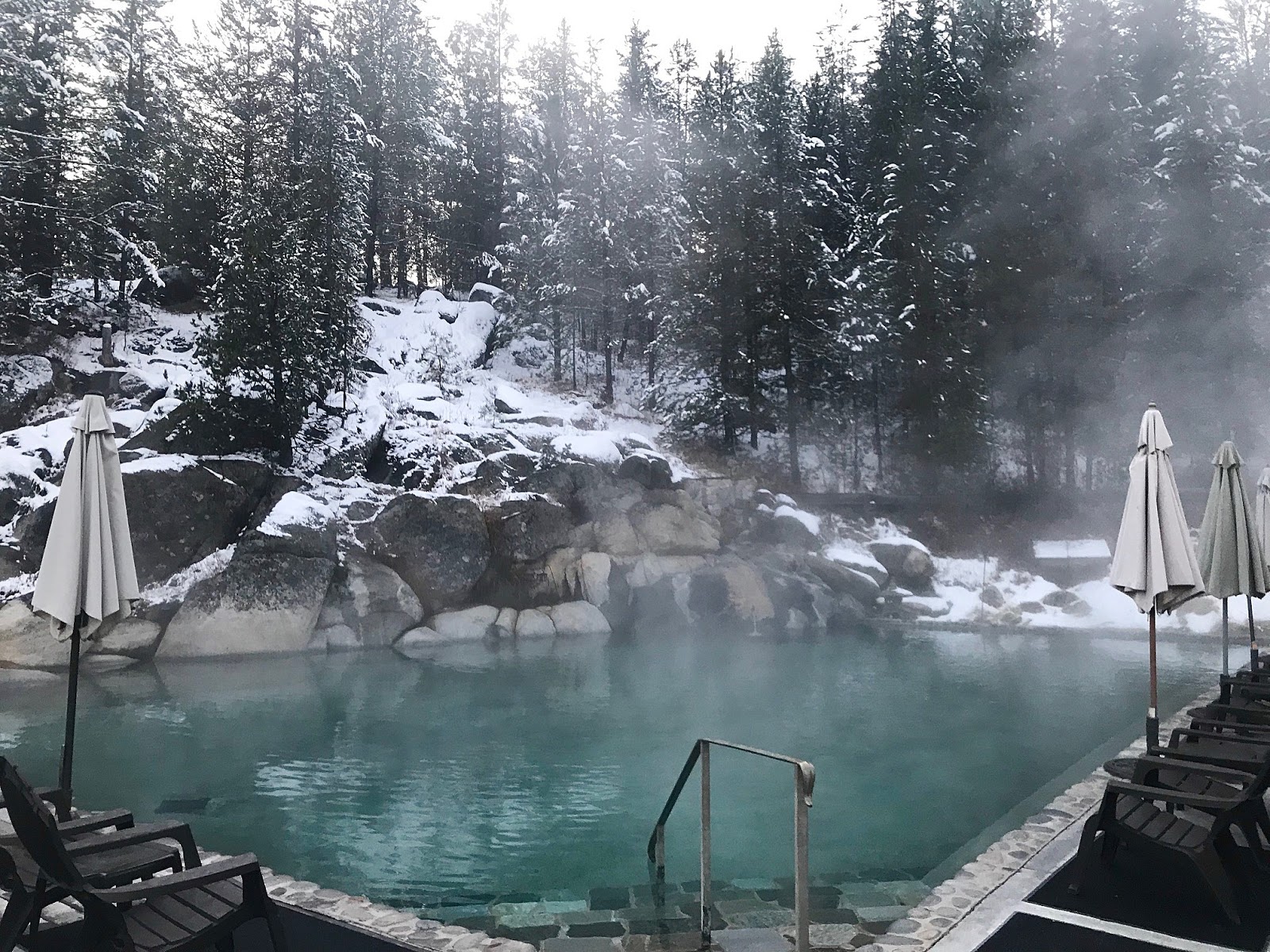 Main pool at Gold Fork Hot Springs. (courtesy Gold Fork) .