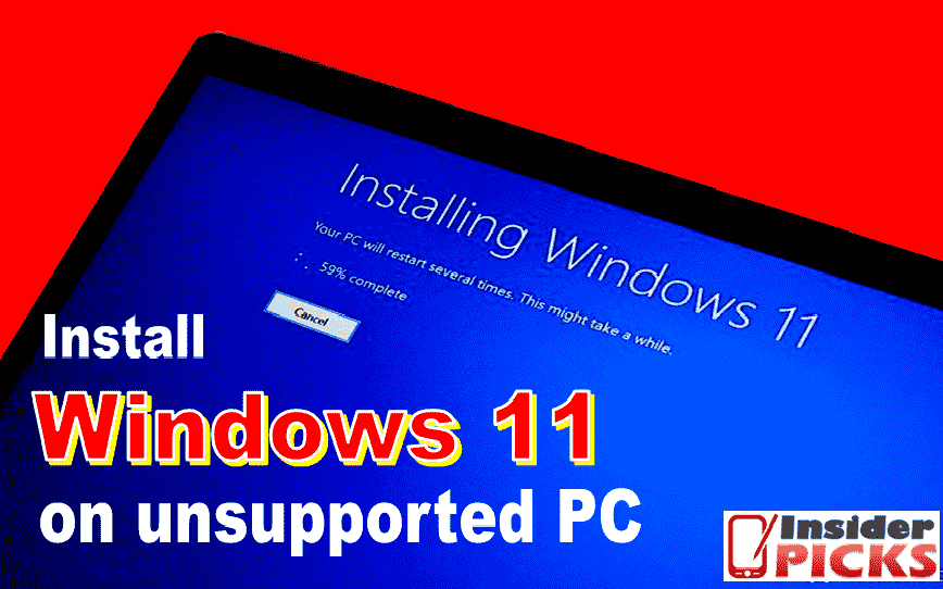 Install windows 11 on unsupported processor or hardware