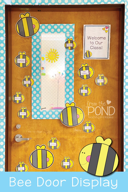 Bee Classroom Door Décor Idea