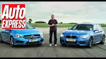 BMW M135 in Mercedes A45 AMG