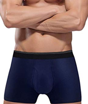 Mens Boxer Briefs 5 Pack No Ride-up Comfortable Breathable Cotton Sport Short Leg Underwear