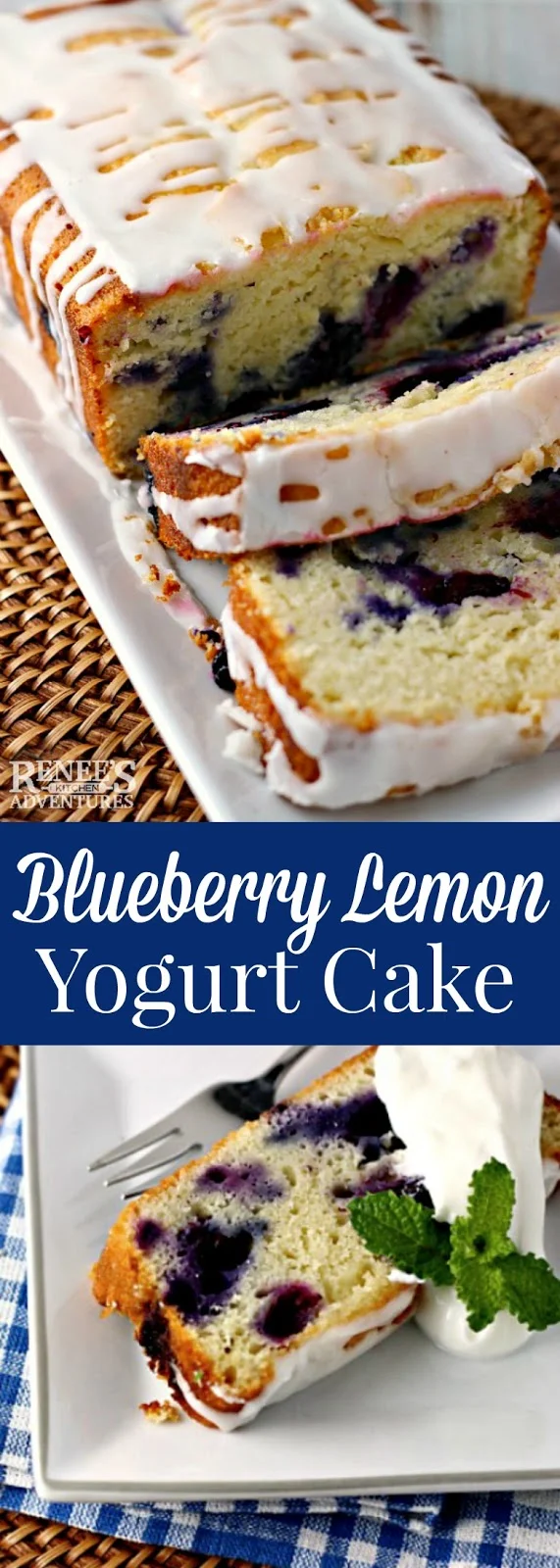 Blueberry Lemon Yogurt Cake | Renee's Kitchen Adventures
