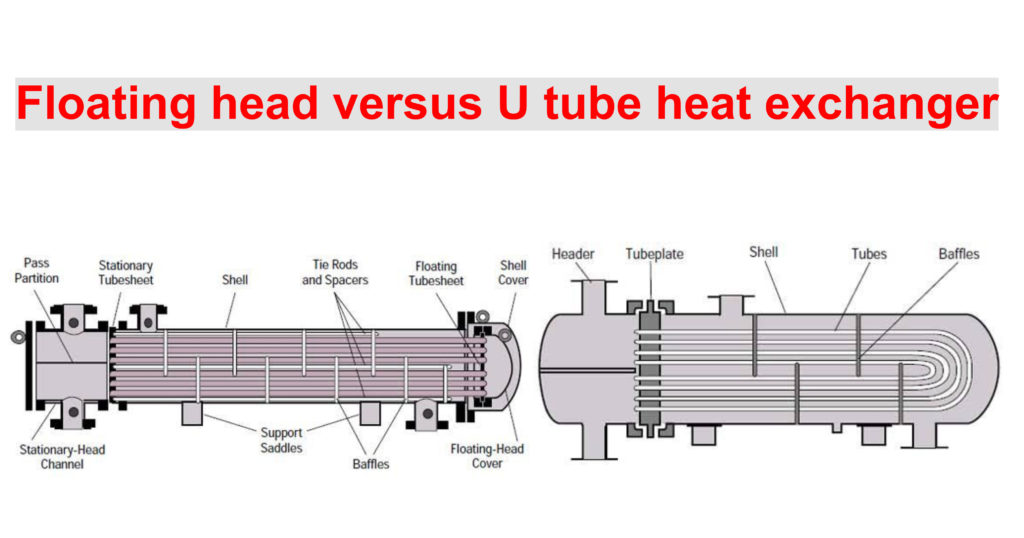 Floating head versus U tube heat exchanger
