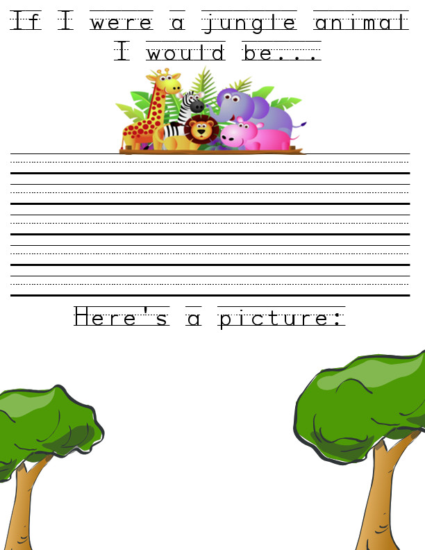 preschool journal topic jungle animal theme the crafty