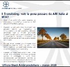 Studio di Ambromobiliare sul translisting da AIM Italia a MTA Studio di Ambromobiliare sul translisting da AIM Italia a MTA