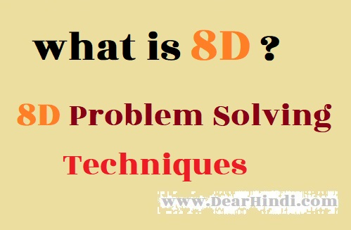 8d Problem Solving Techniques In Hindi Quality Management And Cute Images Meaning In Hindi