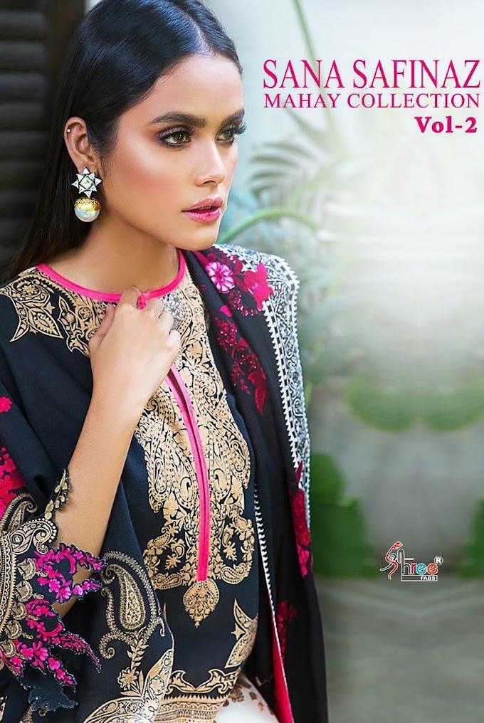 Shree Fab Sana Safinaz Mahay Collection Vol 2 Pakistani Suits In Wholesale  