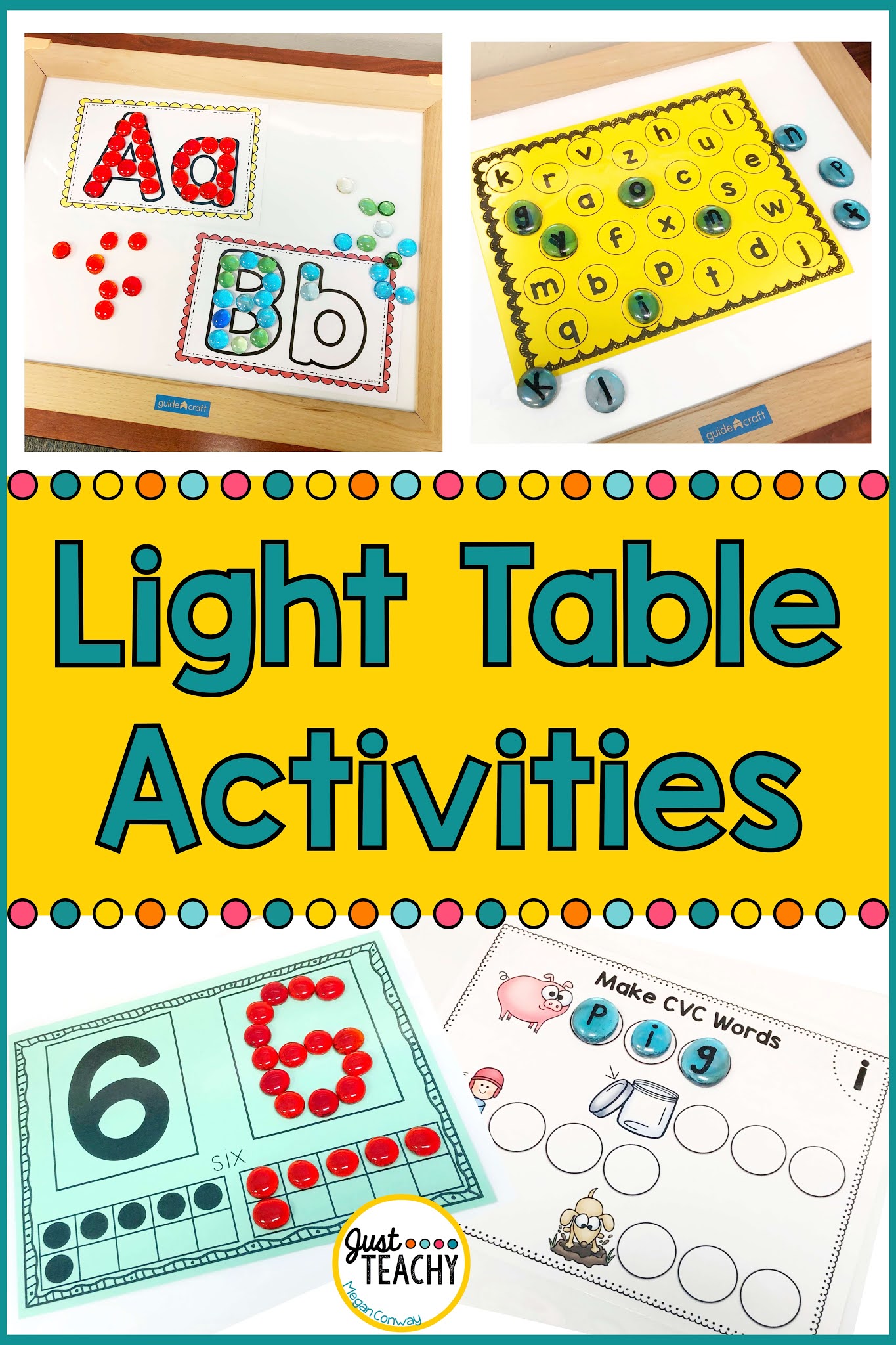 10 Engaging Light Table Activities - Lovely Commotion Preschool Resources