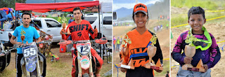 Martínez y Holsteinson ganan expertos, Jossiely y Eduardito, vencen dos veces cada uno en motocross de Constanza