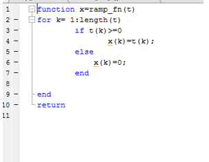 MATLAB Fun: Ramp and Step function (MatLab: Code)
