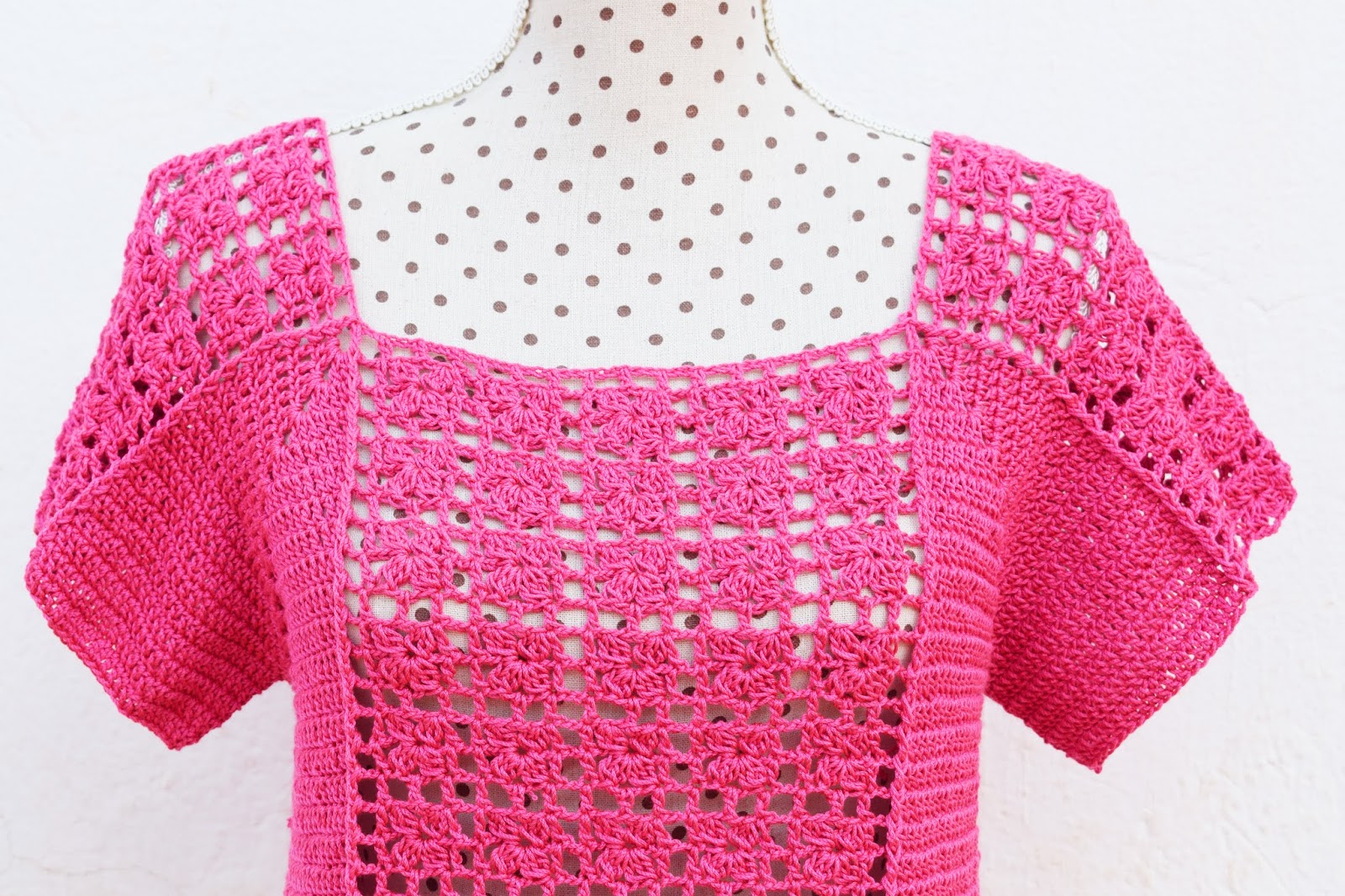 1 - Crochet Imagen Blusa veraniega a crochet y ganchillo por Majovel ...