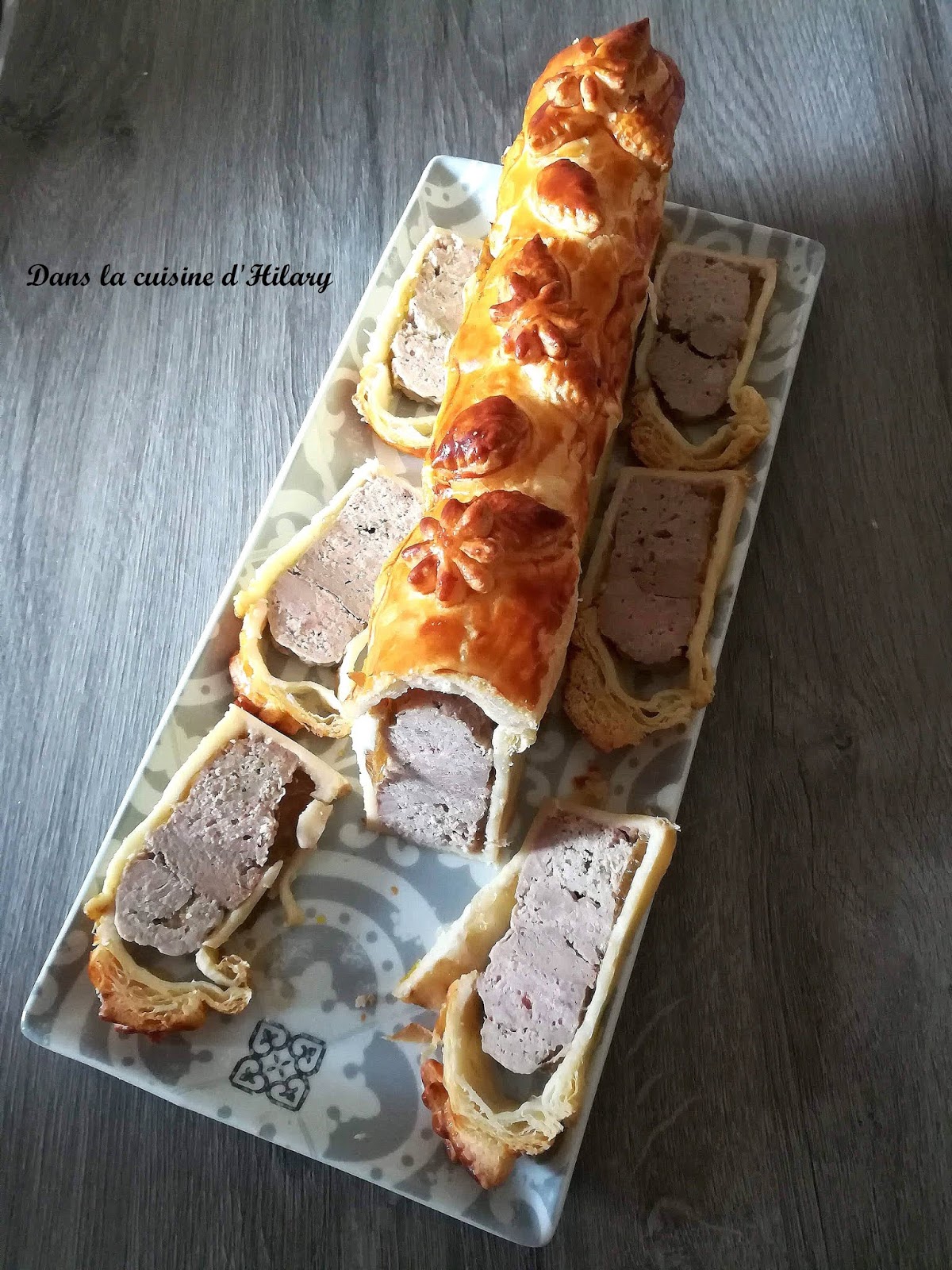 Dans la cuisine d'Hilary Mini pâté en croûte chic et choc au foie gras