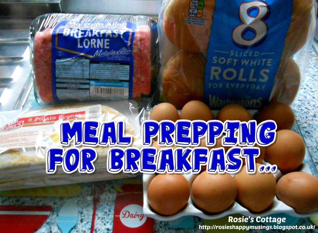 Rosie's Cottage Blogtober Day 20 Meal Prepping Breakfast Or Lunch Rolls