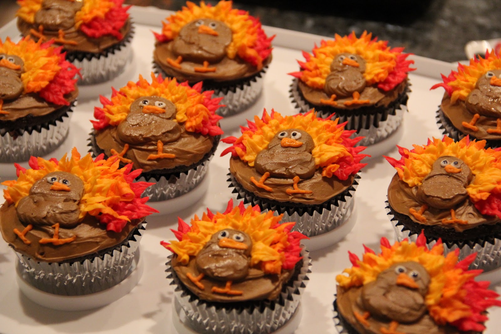 Whats Up With The Walsh S Gobble Gobble Cupcakes
