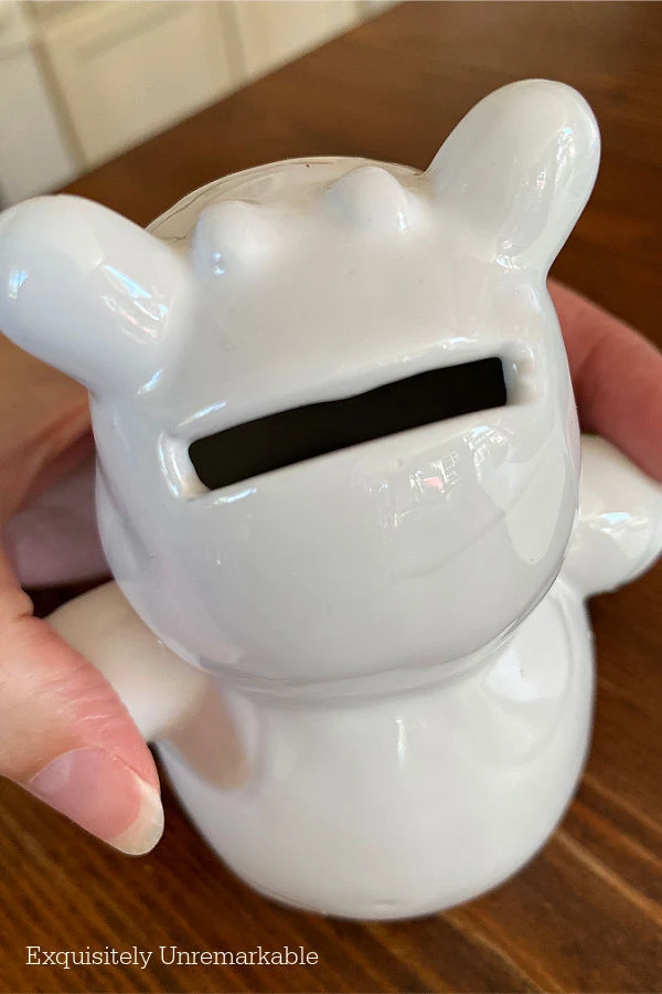 White Cow Piggy Bank