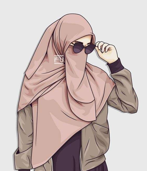 Featured image of post Profile Cartoon Hijab Girls Dp Innocent or cute girls who follow the rules of islam strictly mostly like hijab display images