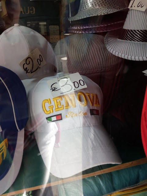 casquette souvenir de Gênes