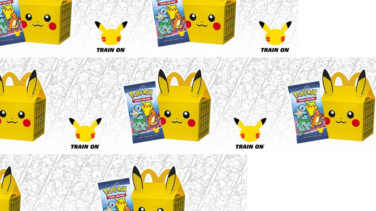 lote coleção completa cartas Pokemon 25 anos McDonald’s donalds