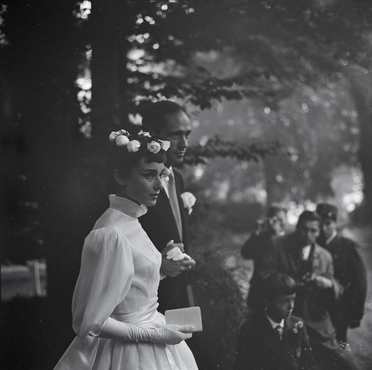 Rare Photos of Audrey Hepburn & Mel Ferrer on Their Wedding Day in ...