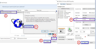 Print Foto/Gambar Hitam Putin menggunakan Printer Epson