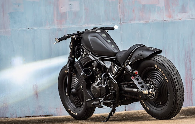 Hell Kustom : Honda Rebel 500 By K-Speed