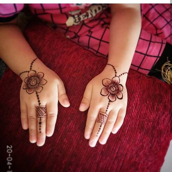 New Mehndi Designs – Beautiful Kids Mehndi Designs # i215